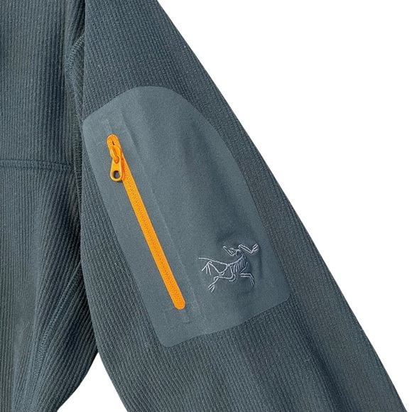 Arc’teryx Polartec 1/4 Zip Fleece Pullover Mid Layer Sweatshirt Blue Medium - Picture 4 of 7